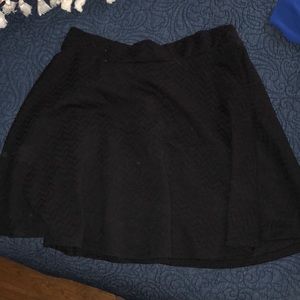 Black skater skirt
